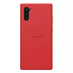   HUSĂ! - Protector de telefon din silicon NILLKIN FLEX PURE (ultra-subțire, ecologic, interior din microfibră de pluș, mat) ROȘU Samsung Galaxy Note 10 (SM-N970F)