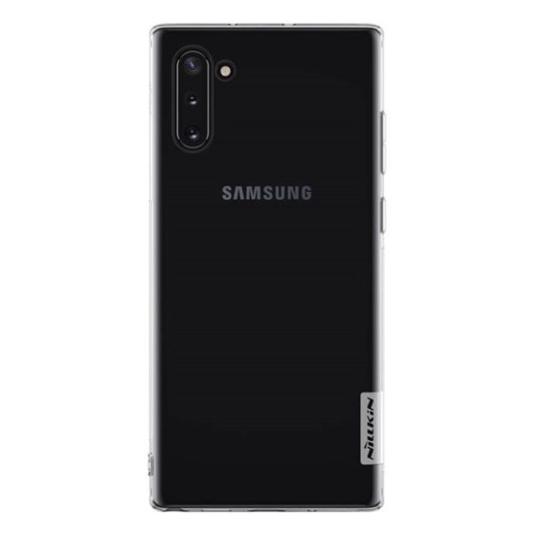 Protector de telefon din silicon NILLKIN NATURE (0,6 mm, ultrasubțire) TRANSPARENT Samsung Galaxy Note 10 (SM-N970F)