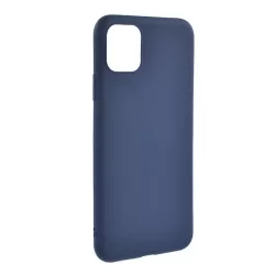   HUSĂ! - Protector de telefon din silicon (mat) ALBASTRU ÎNCHIS Apple iPhone 11 Pro Max