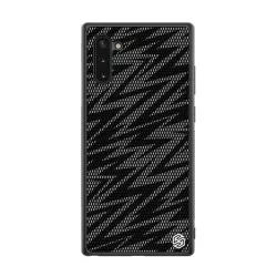   HUSĂ! - Protector de telefon din silicon NILLKIN TWINKLE (rezistență medie la impact, spate din plastic, ecologic, strălucitor) NEGRU Samsung Galaxy Note 10 (SM-N970F)