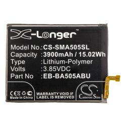   Baterie CAMERON SINO Li-Polymer (3,85V/3900mAh, compatibil cu Samsung EB-BA505ABN) NEGRU Samsung Galaxy A50 (SM-A505F)