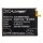 Baterie CAMERON SINO Li-Polymer (3,85V/4400mAh, compatibil cu Samsung EB-BA705ABE) NEGRU Samsung Galaxy A70 (SM-A705F)