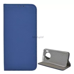   HUSĂ! - Carcasa in picioare, efect piele (FLIP, deschidere laterala, functie suport de masa, model romb) ALBASTRU INCHIS Huawei Mate 30