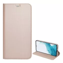   HUSĂ! - Carcasa in picioare, efect piele (FLIP, deschidere laterala, functie suport de masa) ROSE GOLD 2 Apple iPhone 11 Pro Max