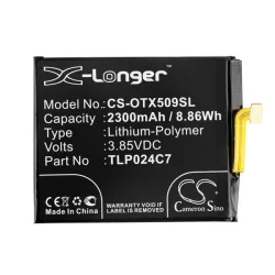   Baterie CAMERON SINO Li-Polymer (3,85V/2300mAh, compatibil Alcatel TLP024C7) NEGRU Alcatel 1X (2018) OT-5059