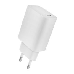   4-OK încărcător de rețea Priză tip C (18W, încărcător rapid PD) ALB