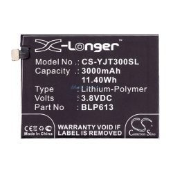   CAMERON SINO Baterie Li-Polimer (3.8V/3000mAh, compatibil Oneplus BLP613) NEGRU OnePlus 3