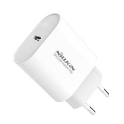   Încărcător de rețea NILLKIN cu priză Type-C (18W, încărcător rapid PD) ALB