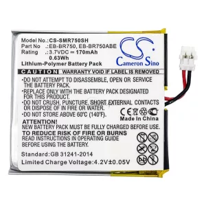 Baterie CAMERON SINO Li-Polymer (3,7V/170mAh, compatibil cu Samsung EB-BR750) NEGRU Samsung Gear Sport (SM-R600)
