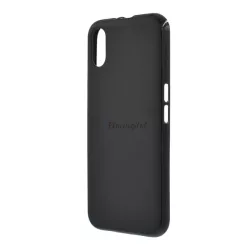   HUSĂ! - Protector de telefon din silicon (mat) NEGRU Doogee X55
