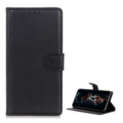   HUSĂ! - Husă în picioare, efect piele (FLIP, deschidere laterală, funcție de suport pentru desktop, premium) NEGRU Samsung Galaxy S20 (SM-G980F), Samsung Galaxy S20 5G (SM-G981U)