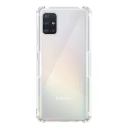   HUSĂ! - NILLKIN NATURE Husă silicon pentru telefon (rezistent la impact mediu, 0,6 mm, ultra-subțire, toc pernă de aer) pentru Samsung Galaxy A51 (SM-A515F)