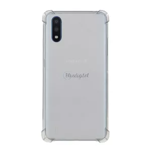 HUSĂ! - Protectie din silicon pentru telefon (rezistenta la impact mediu, colt cu perna de aer) TRANSPARENT Samsung Galaxy A01 (SM-A015F)