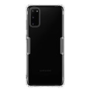   Protector de telefon din silicon NILLKIN NATURE (rezistență medie la impact, colț cu pernă de aer, 0,6 mm, ultrasubțire) TRANSPARENT Samsung Galaxy S20 (SM-G980F), Samsung Galaxy S20 5G (SM-G981U)