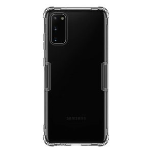 Protector de telefon din silicon NILLKIN NATURE (rezistență medie la impact, colț cu pernă de aer, 0,6 mm, ultra-subțire) GRI Samsung Galaxy S20 Plus (SM-G985F), Samsung Galaxy S20 Plus 5G (SM-G986)