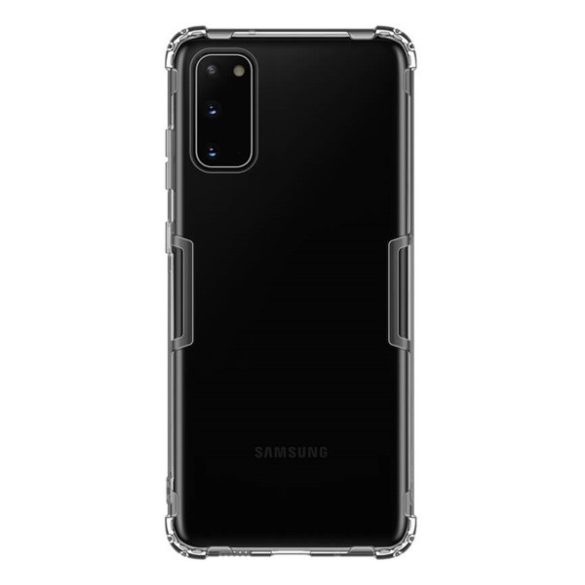 Protector de telefon din silicon NILLKIN NATURE (rezistență medie la impact, colț cu pernă de aer, 0,6 mm, ultra-subțire) GRI Samsung Galaxy S20 Plus (SM-G985F), Samsung Galaxy S20 Plus 5G (SM-G986)