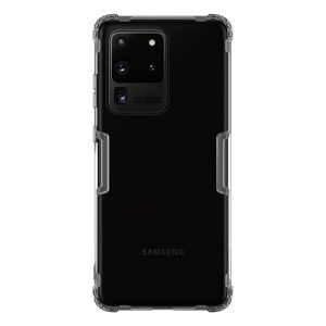 Protector de telefon din silicon NILLKIN NATURE (rezistență medie la impact, colț cu pernă de aer, 0,6 mm, ultra-subțire) GRI Samsung Galaxy S20 Ultra (SM-G988F), Samsung Galaxy S20 Ultra 5G (SM-G988B)