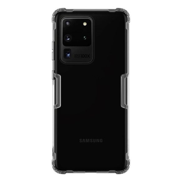 Protector de telefon din silicon NILLKIN NATURE (rezistență medie la impact, colț cu pernă de aer, 0,6 mm, ultra-subțire) GRI Samsung Galaxy S20 Ultra (SM-G988F), Samsung Galaxy S20 Ultra 5G (SM-G988B)