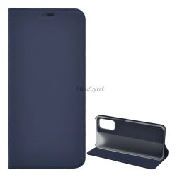   HUSĂ! - Husă în picioare, efect piele (FLIP, deschidere laterală, funcție de suport pentru birou) ALBASTRU ÎNCHIS Samsung Galaxy S20 (SM-G980F), Samsung Galaxy S20 5G (SM-G981U)