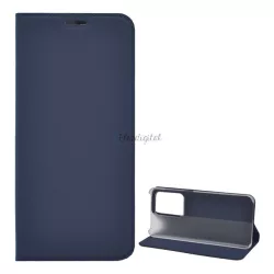   HUSĂ! - Husă în picioare, efect piele (FLIP, deschidere laterală, funcție de suport pentru desktop) ALBASTRU ÎNCHIS Samsung Galaxy S20 Ultra (SM-G988F), Samsung Galaxy S20 Ultra 5G (SM-G988B)