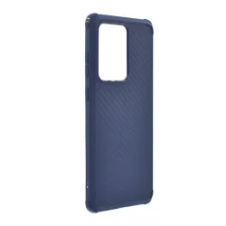   HUSĂ! - Protector de telefon din silicon ROAR CARBON ARMOR (rezistență medie la impact, colț cu pernă de aer, model carbon) ALBASTRU Samsung Galaxy S20 Ultra (SM-G988F), Samsung Galaxy S20 Ultra 5G (SM-G988B)