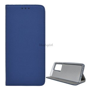 Husă în picioare, efect piele (FLIP, deschidere laterală, funcție suport pentru masă, model romb) ALBASTRU ÎNCHIS Samsung Galaxy S20 Ultra (SM-G988F), Samsung Galaxy S20 Ultra 5G (SM-G988B)