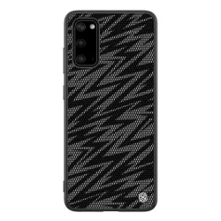   HUSĂ! - Protector de telefon din silicon NILLKIN TWINKLE (rezistență medie la impact, spate din plastic, ecologic, strălucitor) NEGRU Samsung Galaxy S20 (SM-G980F), Samsung Galaxy S20 5G (SM-G981U)