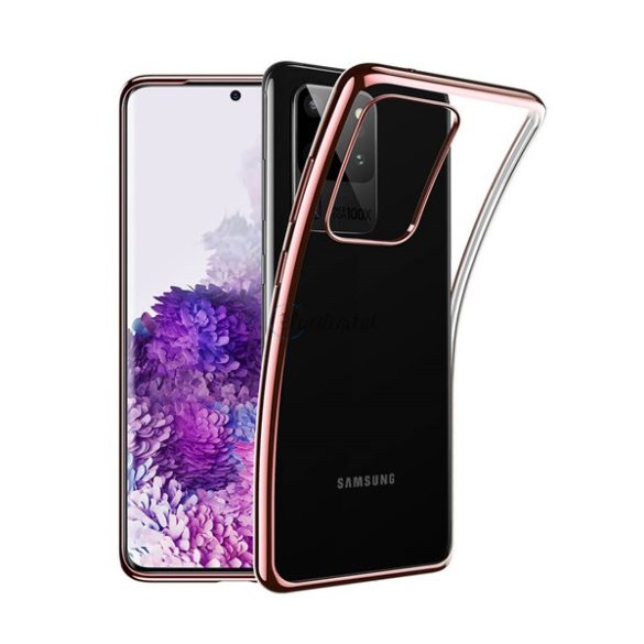 HUSĂ! - Protector de telefon din silicon ESR ESSENTIAL CROWN (rezistență medie la impact) ROSE GOLD Samsung Galaxy S20 Ultra (SM-G988F), Samsung Galaxy S20 Ultra 5G (SM-G988B)