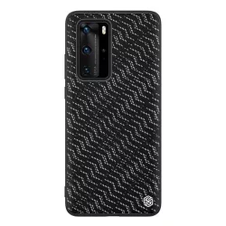   HUSĂ! - Protector de telefon din silicon NILLKIN TWINKLE (rezistenta la impact mediu, spate din plastic, ecologic, stralucitor) SILVER Huawei P40 Pro 5G