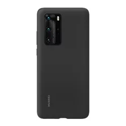   HUSĂ! - Protector de telefon din silicon HUAWEI NEGRU Huawei P40 Pro 5G
