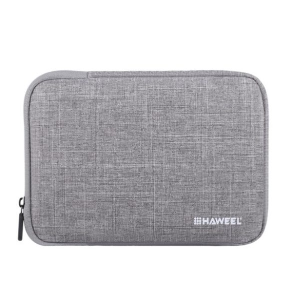 HAWEEL husă textilă (strat interior rezistent la șocuri, cu fermoar, universal, respirabil, dimensiune 7.9") GREY