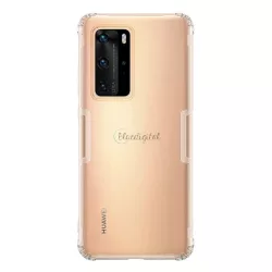   HUSĂ! - Protector de telefon din silicon NILLKIN NATURE (rezistență medie la impact, colț cu pernă de aer, 0,6 mm, ultrasubțire) TRANSPARENT Huawei P40 Pro 5G