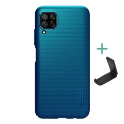   HUSĂ! - NILLKIN SUPER FROSTED plastic protecțiede telefon (cauciucat suprafață aspră + suport desktop) CUTTING albastruHuawei P40 Lite 4G / Nova 6 SE