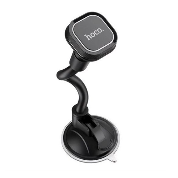 Suport auto HOCO CA55 (pentru parbriz, ventuză, magnetic, 360°) NEGRU
