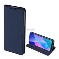   HUSĂ! - Husa DUX DUCIS SKIN PRO in picioare, efect piele (FLIP, deschidere laterala, suport card bancar, functie suport birou) ALBASTRU INCHIS Huawei P40 Lite E / Y7p