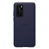 NILLKIN FLEX PURE szilikon telefonvédő (ultravékony, környezetbarát, mikrofiber plüss belső, matt) SÖTÉTKÉK Huawei P40
