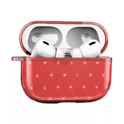   Husă din silicon (ultra-subțire, stras) RED Apple AirPods Pro