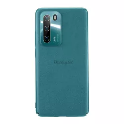   HUSĂ! - Protectie din plastic pentru telefon JOYROOM STAR LORD (ultra-subtire, cadru metalic de protectie a camerei, acoperire cu efect piele) VERDE Huawei P40