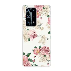   HUSĂ! - Protectie de telefon din silicon (model bujor) ALB Huawei P40 Pro 5G
