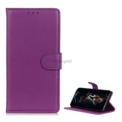   HUSĂ! - Husă în picioare, efect piele (FLIP, deschidere laterală, funcție de suport pentru birou, premium) PURPLE Huawei P40 Pro+ 5G