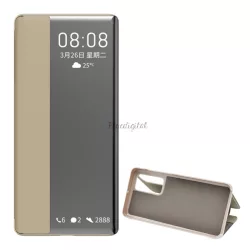   HUSĂ! - Husă în picioare, efect piele (FLIP, deschidere laterală, funcție suport pentru masă, afișare număr de telefon, fereastră) MARO Huawei P40