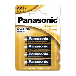   Baterie durabilă PANASONIC ALKALINE POWER (AA, LR6APB, 1,5 V, alcalină) 4 buc/pachet