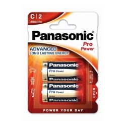  Baterie durabilă PANASONIC PRO POWER (C/baby, LR14, 1.5V, alcalină) 2 buc/pachet
