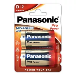   Baterie durabilă PANASONIC PRO POWER (LR20, D/goliath, 1,5 V, alcalină) 2 buc/pachet