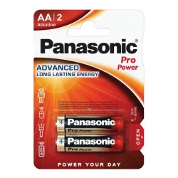   Baterie super durabilă PANASONIC PRO POWER (AA, LR6PPG, 1,5 V, alcalină) 2 buc/pachet