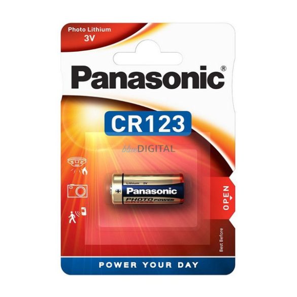 Baterie foto PANASONIC (CR123A, 3V, litiu) 1 buc/pachet