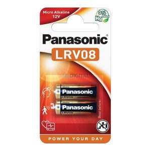 Baterie PANASONIC cu durată lungă de viață (LRV08L/2BP, 12V, alcalină) 2 buc/pachet
