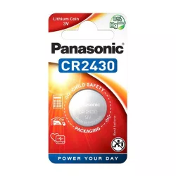 Celulă monedă PANASONIC (CR2430L, 3V, litiu) 1buc/pachet