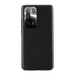   HUSĂ! - Protector de telefon din plastic JOYROOM STAR LORD (ultra-subtire, cadru de protectie metalic al camerei, acoperire cu efect piele) NEGRU Huawei P40