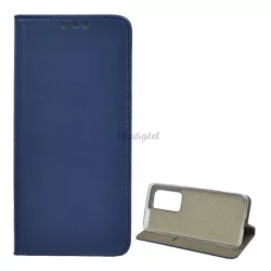   HUSĂ! - Carcasa in picioare, efect piele (FLIP, deschidere laterala, functie suport de masa) ALBASTRU INCHIS Huawei P40 Pro 5G